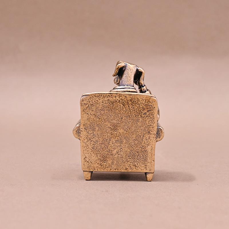 Миниатюрная фигурка Собаки-CEO Ретро Декор для Рабочего Стола Офиса Ретро Декор для Рабочего Стола Офиса Коллекционный Орнамент