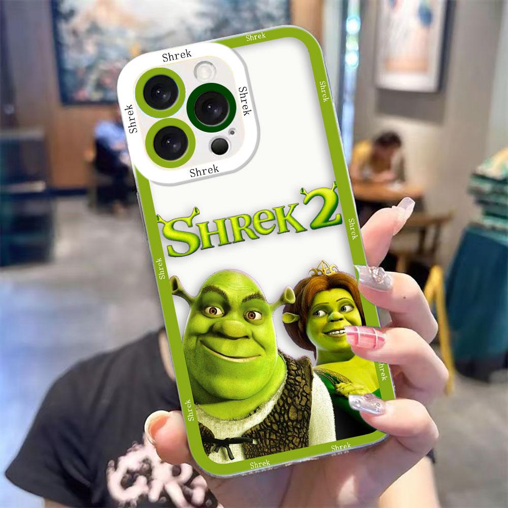 Смешной Чехол Для Телефона S-Shrek Третий Прозрачный Для Samsung A03S A03 A04 A05 A05S A06 A7 A12 A13 A14 A15 A16 NOTE 10 20 ULTRA Чехол