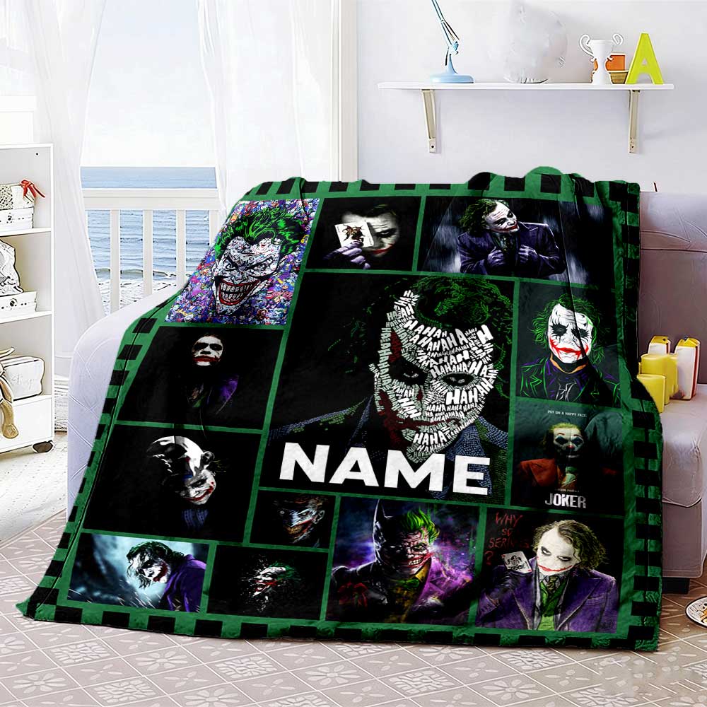 Like Warner Bros. Movies (4) Customize Your Name Blanket Throw Customizable Blanket Soft & Cozy Great for Home Decor Bed Sofa Chair
