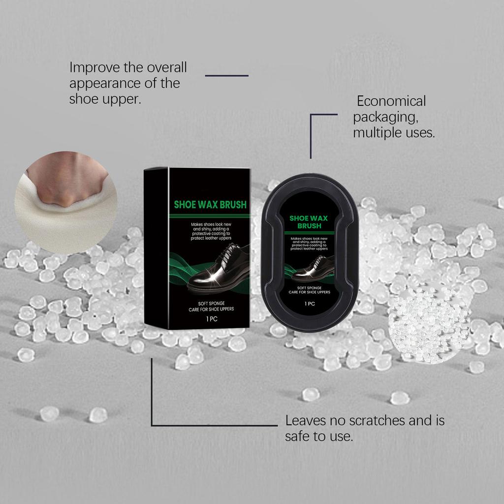 Shoe Shine Sponge Shine Sponge Neutral for Shoes Leather Boot Shoe Polish Sponge for Boots Bags Cleaning for Leather