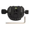 Quick Release Plate Mount 360 Degree Panorama QR Plates Mount Adapter with Bubble Spirit Level for D