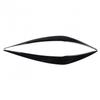 100% New And High Quality Headlight Eyelids ABS Black