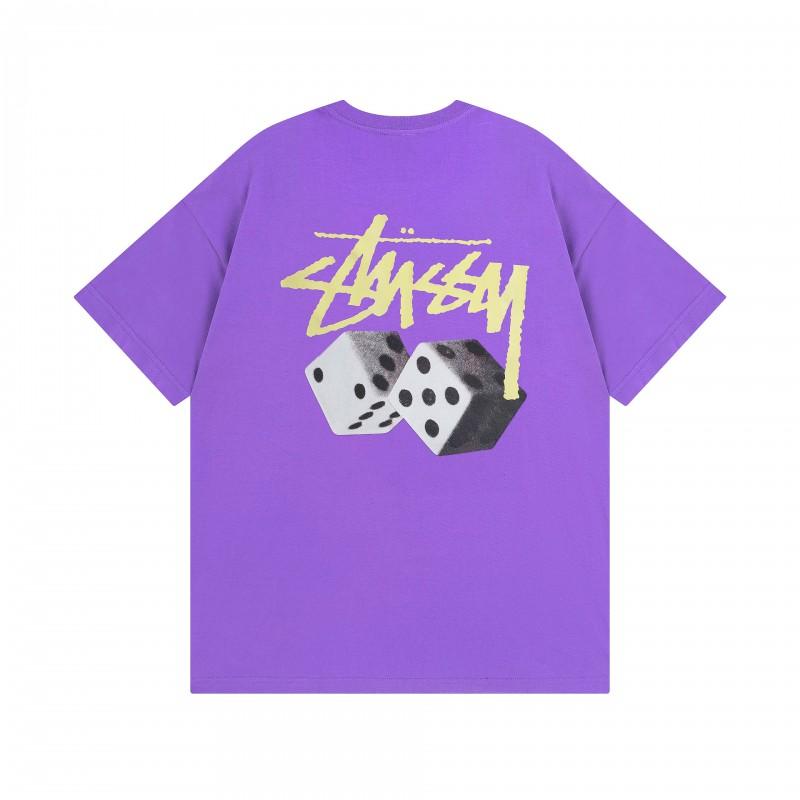 Unisex Casual Short Sleeve T-Shirt With Dinosaur Dice Letter Print Loose Fit Cotton Tee Teens Adults