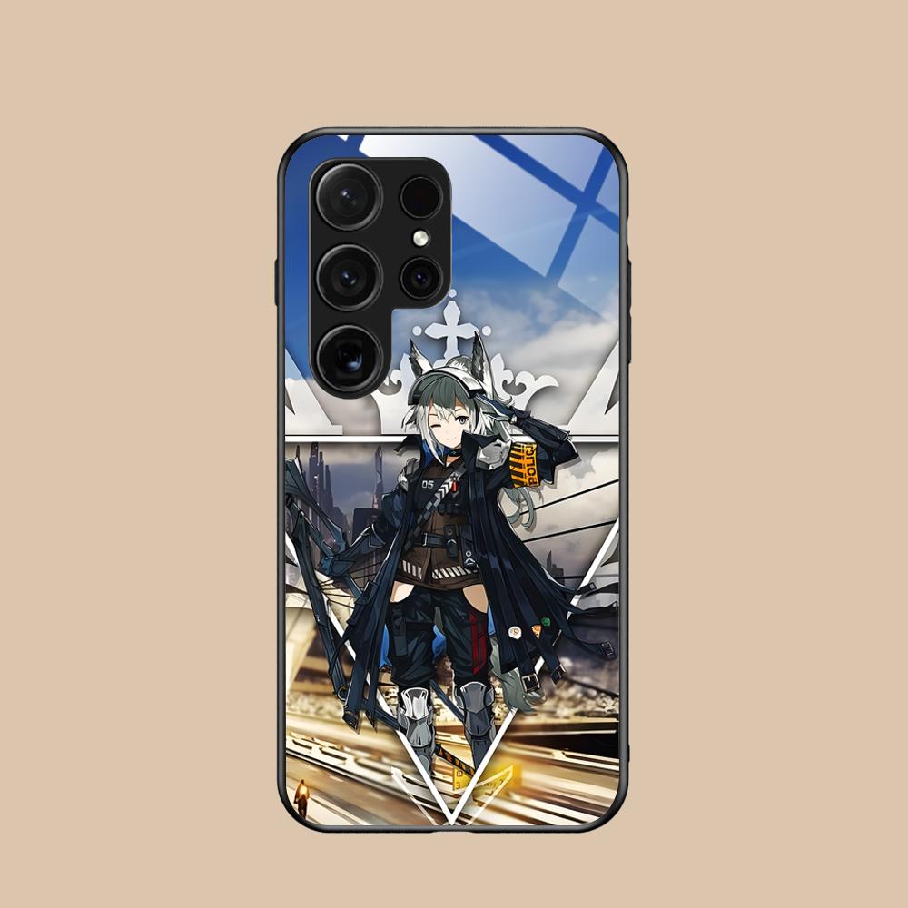 Чехол для мобильного телефона Arknights Grani Glass для Samsung Galaxy A56 55 54 53 52 51 36 35 34 23 16 15 5G Цветная обложка