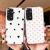 Милый Чехол-Сердечко Прозрачный Для Xiaomi Redmi Note 11 12 10 11s 10s Pro Max Нежелтеющий Ударопрочный Женский Чехол