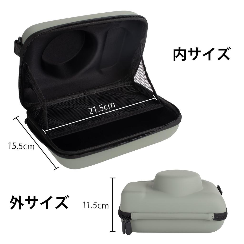 Kinokoo Instax Fujifilm Instax Wide Wide Wide Camera Case Fujifilm Instax EVA Camera Case Camera Bag Full Protection PU Leather with Strap Case,