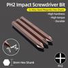 3 шт., набор электрических магнитных отверток с перекрестным ударом, набор бит 8 мм с шестигранным хвостовиком, набор отверток Phillips S2 PH2, инструменты