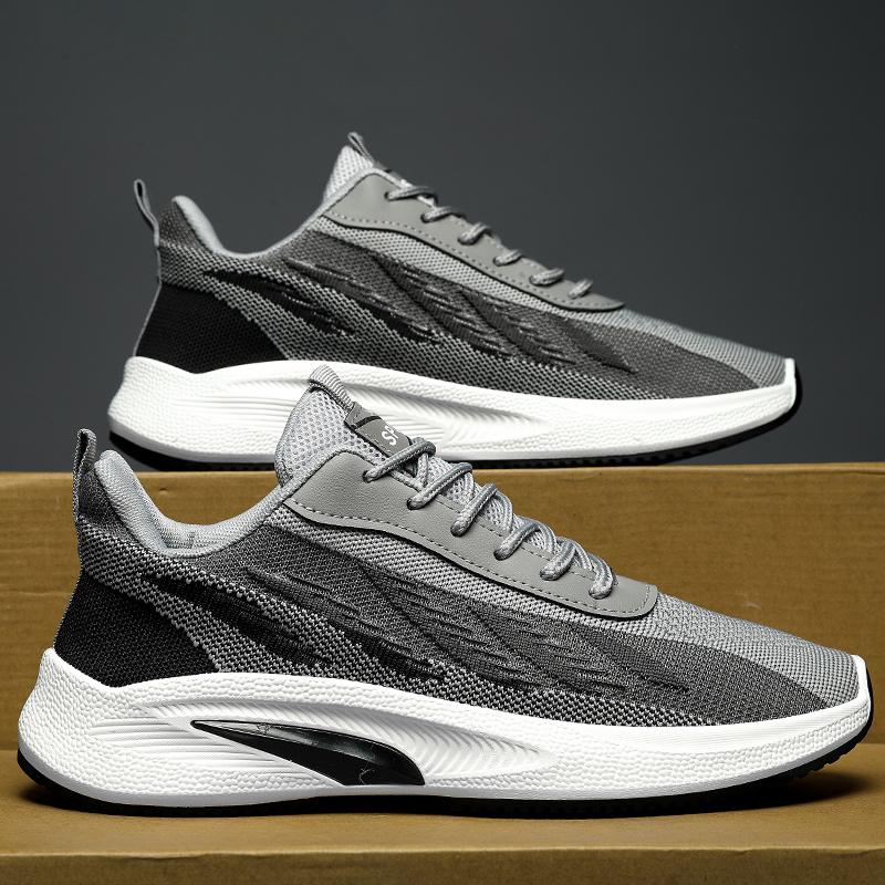 Мужская повседневная обувь на шнуровке с сеткой, дышащая, брендовая дышащая обувь, мужская обувь, дизайнерская обувь на плоской подошве, мужская мода, летние кроссовки