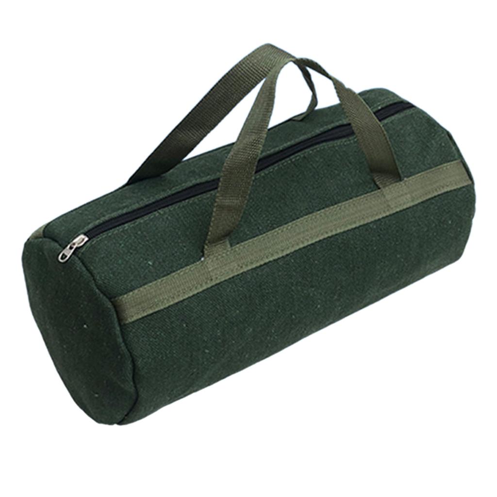 Прочная холщовая сумка для инструментов электрика, вместительный кейс для эффективного хранения и организации инструмента