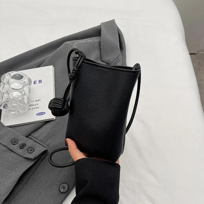 Горячая Распродажа Однотонные ПУ Мини Женские Сумки Через Плечо Новые Универсальные Сумки Для Мобильных Телефонов Кошельки Женские Сумки Через Плечо