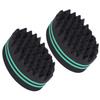 2pcs Small Holes Sponge Brush Curl Twist Hair Sponge Double Sided Comb Twist Hair Wave Brush