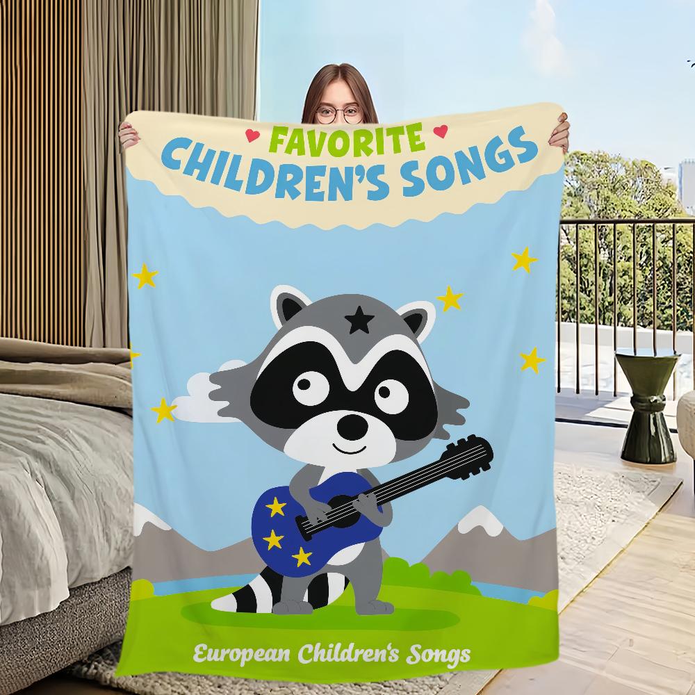 Песни на ночь Тони милые испанские колыбельные Фланелевый теплый комфорт мягкий плюшевый плед для дивана гостиной спальни путешествий подарок