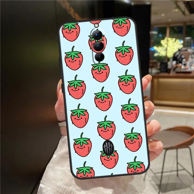 Милый клубничный чехол для ZTE Nubia Red Magic 11 10 9 8 9S 8S 10S Pro Plus 6 7 6S 7S Для RedMagic 10 Air Чехол