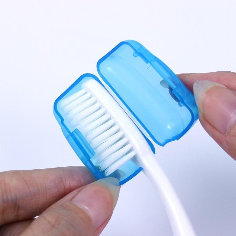 2/5/10 шт., портативная дорожная щетка, зубная щетка, защитный чехол, держатель для головы