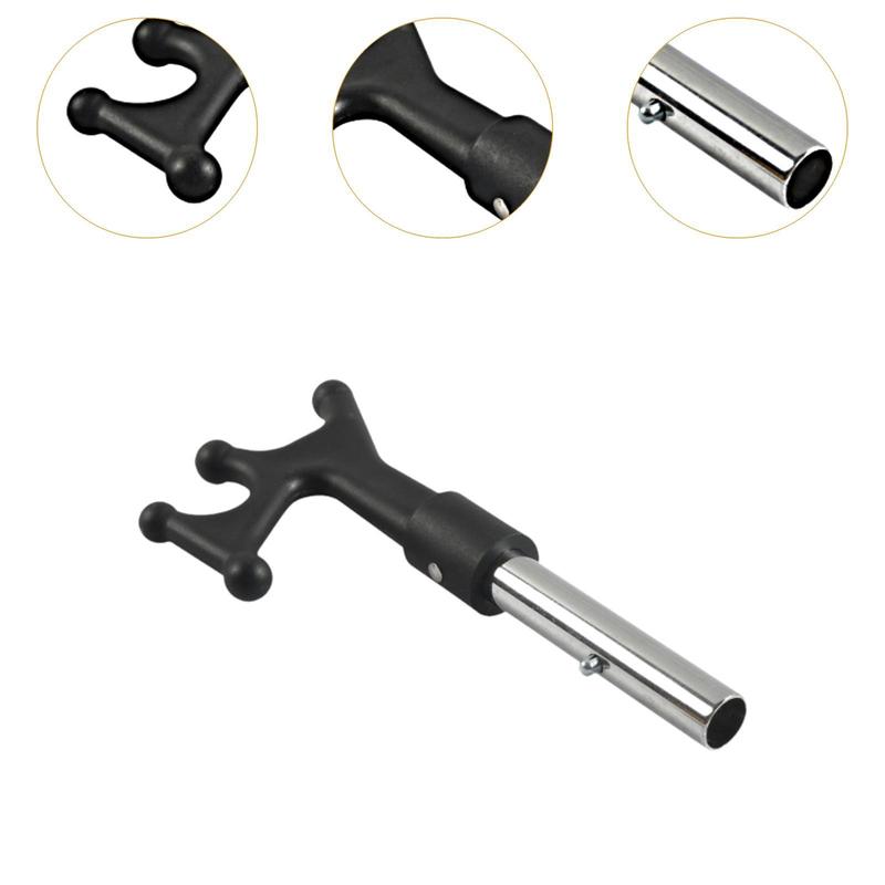 Premium Marine Boat Hook Head Iron Nylon Boat Accessories Practical Tool for Anchor Boat and Raft Docking