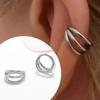316L Surgical Steel Segment Tragus Helix Cartilage Earring Nose Ring Septum Clicker Conch Three Layers Nostril Piercing Jewelry