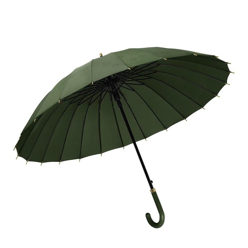 MAYDU 24-Rib Oversized Automatic Straight Umbrella
