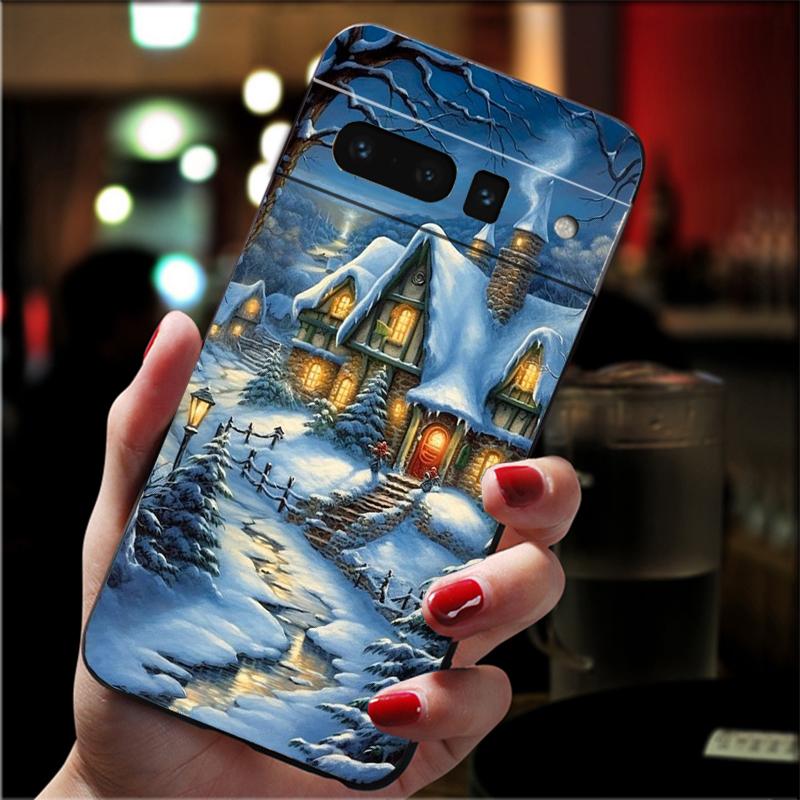 Phone Case For Google Pixel 10 Pro XL 9 Pro XL 9A 8 7 6 Pro Pixel 8A 7A 6A Pixel 8 7 6 5 Snow Winter