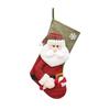 Christmas Stocking Lovely Snowman Santa Patterns For Xmas Tree Hanging Stocking Pendant Candy Gift Bag Christmas Ornament