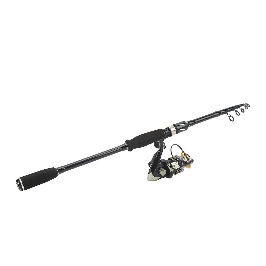 Fishing Rod and Reel Combo Set with Telescopic Fishing Rod Bait Hooks Fishing Rods Set for Fishing Beginners Gift