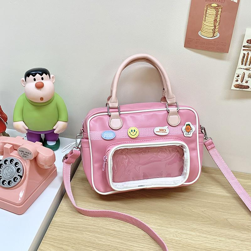 Adorable Japanese Soft And Cute Cartoon Shoulder Bag For Boys And Girls In Fun Colors