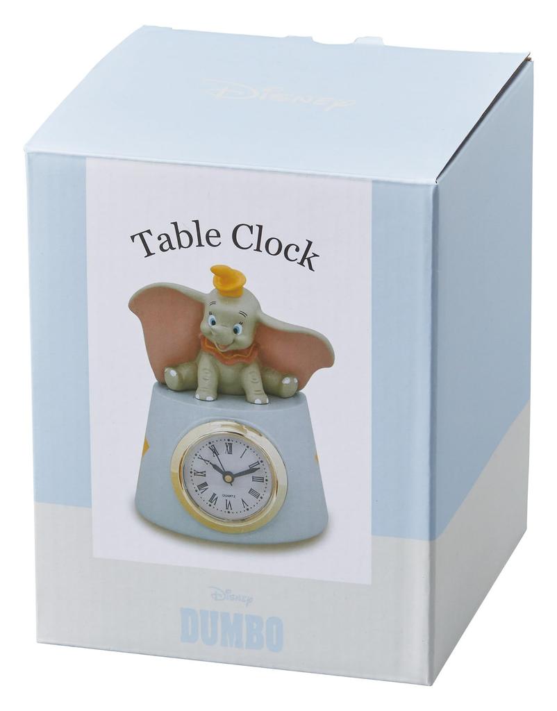 Seto Craft Disney Dumbo Table Clock Approximately Tall D24-0124, 12.4cm