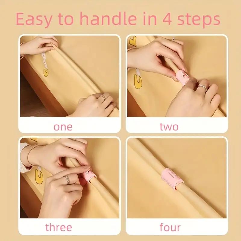 4/2/1 шт. Многоразовый фиксатор для простыни, зажим против сминания и скольжения, угловой бытовой зажим без игл для покрывала, пряжка для пододеяльника, одеяла, простыни