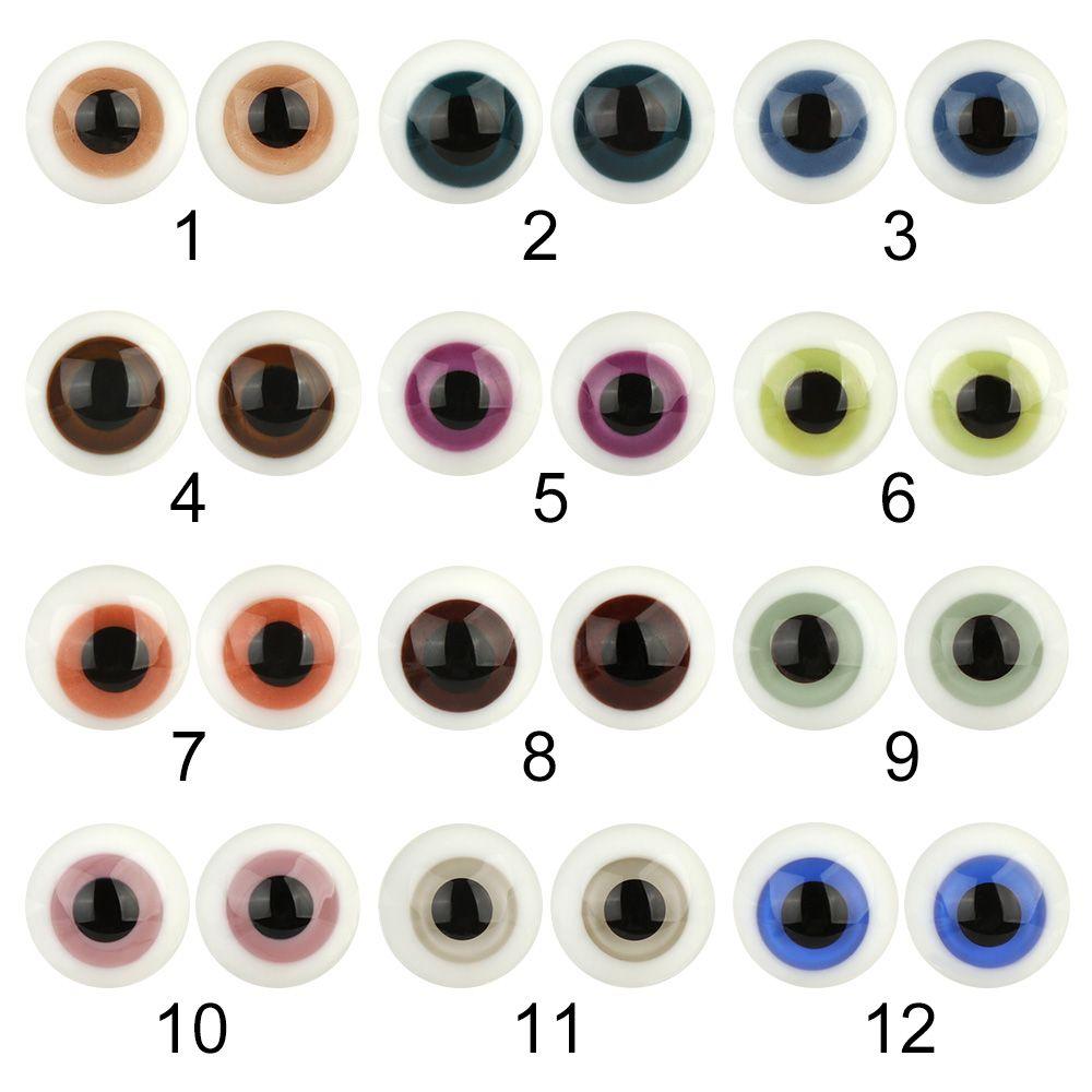 Высококачественные аксессуары для самостоятельного изготовления кукольных стеклянных глаз, изготовление кукольных глазных яблок, безопасная игрушка для животных