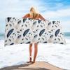 Пляжное полотенце с павлином Полотенце для ванной с диким животным Спортивное Полотенце для путешествий, кемпинга, спа, спортзала, йоги, бассейна Микрофибра Душевое Быстросохнущее Покрытие для плавания