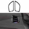 Carbon Fiber Car Dashboard Air Outlet Frame Cover Decorative Stickers Auto Interior Accessories For BMW 1 Series F20 F21 2012-17