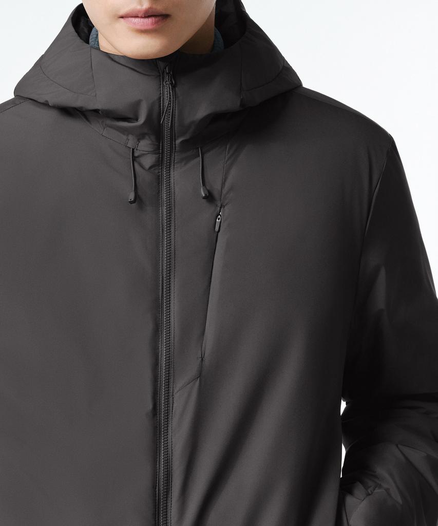 MUSINSA STANDARD [City Leisure] Hooded All-Round Padded Jacket [Grey]