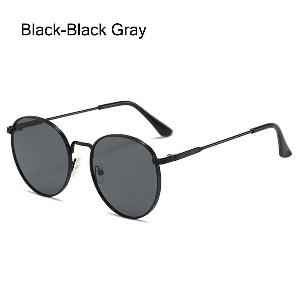 Vintage Metal Frame Sun Glasses UV Protection Hippie Glasses Trendy Round Sunglasses  for Women Men