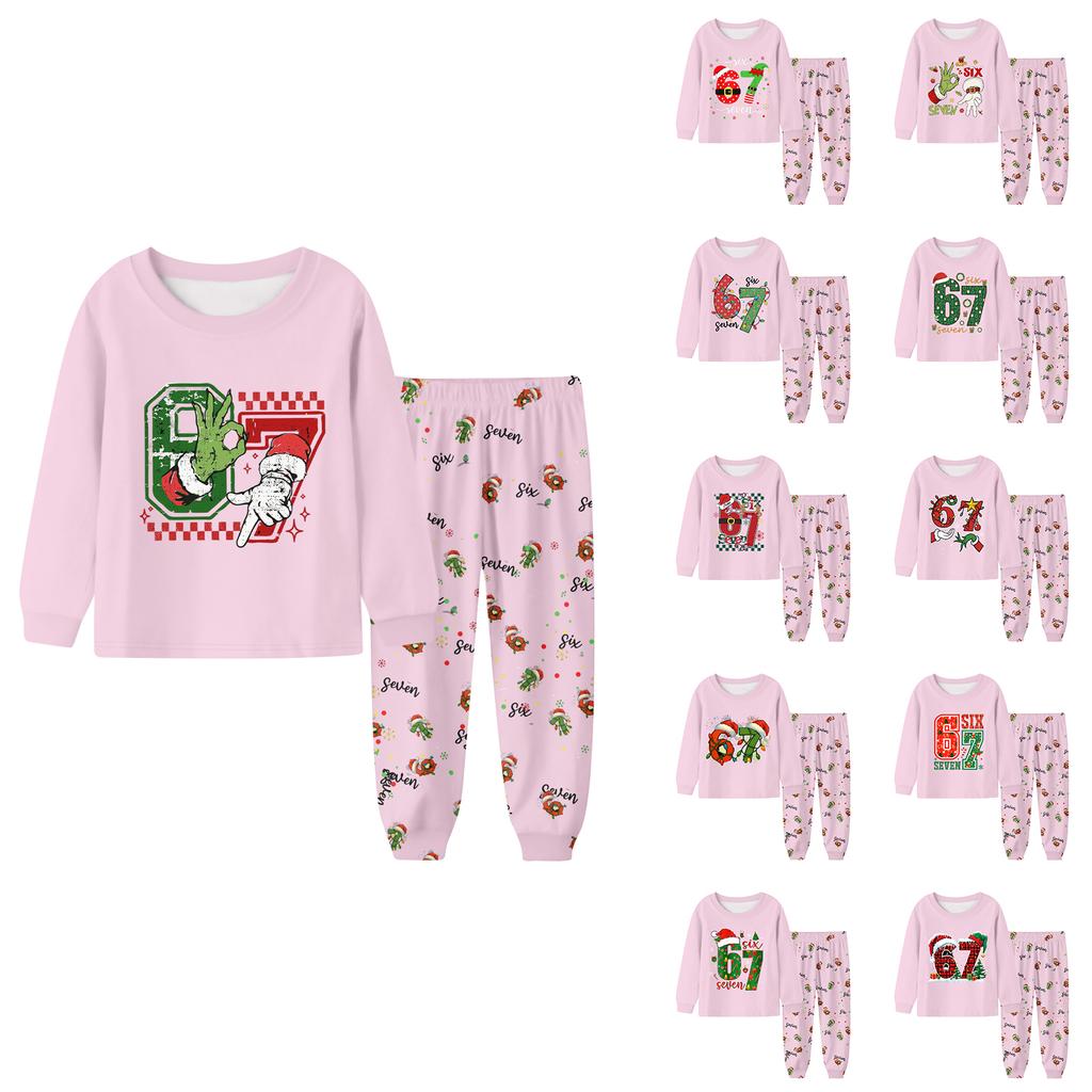 Детский Мальчики И Девочки Тонкий Костюм-двойка С Длинным Рукавом Брюки Костюм-двойка