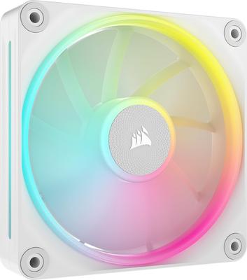 Комплект расширения CORSAIR iCUE LINK LX120 RGB 120 мм ШИМ Вентилятор для корпуса ПК Двойная световая петля Одиночная упаковка Белый CO-9051029-WW