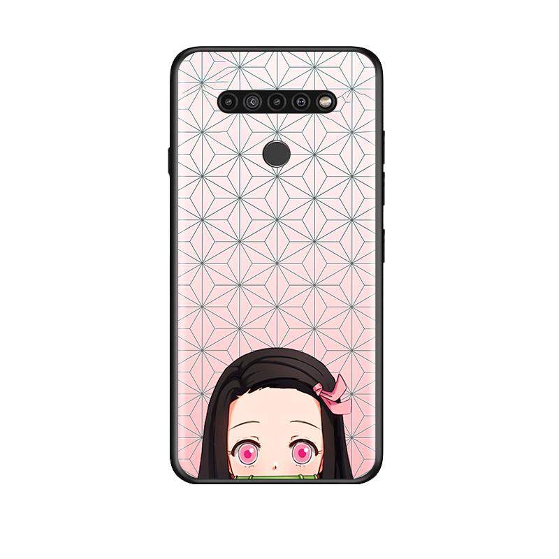 Черный чехол для телефона Demon Slayer Anime для LG G8 G8S G8X V30 V35 V40 V50 V60 ThinQ Q60 K40 K50 K30 K41 K51 K61 K71 K92