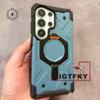 NEW Military Heavy Duty Shock Armor Phone Case for Samsung S26 Plus S25 S24 S23 Ultra Magnetic Holder Kickstand Protective Cover