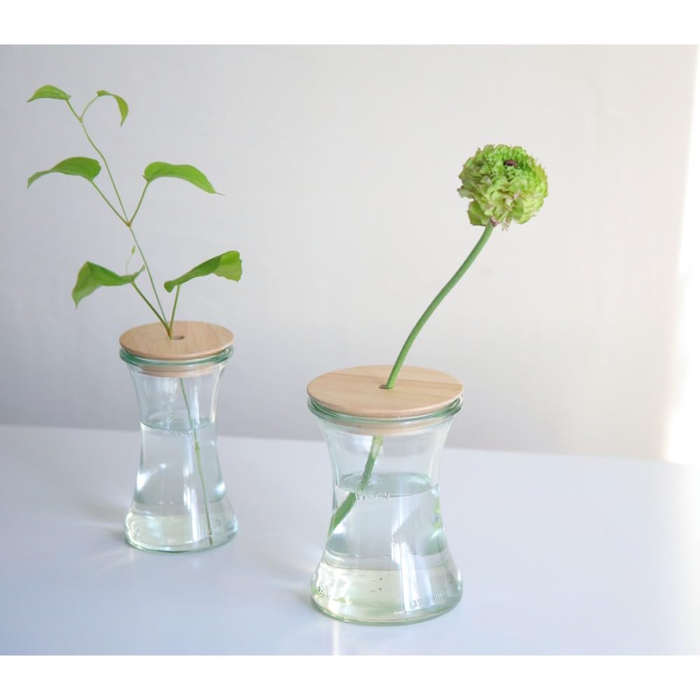 Подарочная коробка Weck, Бутылка для напитков, Деликатесы, 330 мл, с перфорированной деревянной крышкой, WE-S224