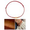 Unique Copper Coin Bracelet with Red Cord Weaving Bracelet Braided Bracelet Present for Students and Youthful Adults