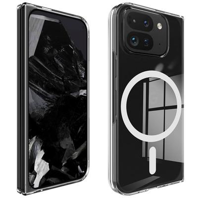 Для Google Pixel 9 Pro Fold 5G Магнитный чехол TPU+Акриловая накладка для телефона Совместим с MagSafe