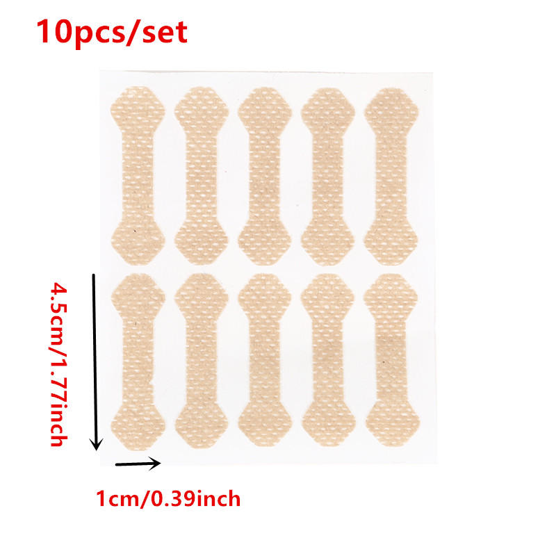 10Pcs Breathable Ingrown Toenail Correction Patches Stickers Self-Adhesive Nail Straightener Strips for Toenail Care