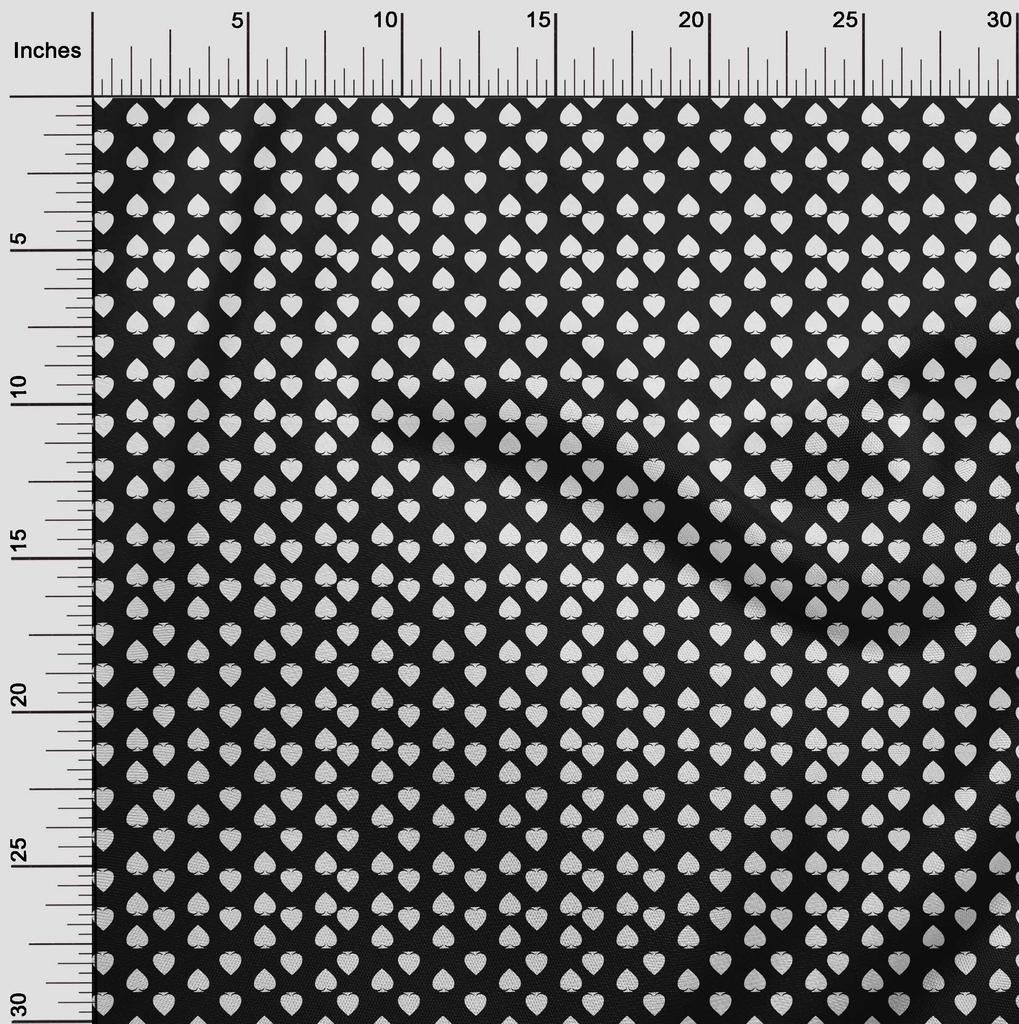 oneOone Ткань Cotton Flex Black, швейная ткань с принтом в виде покерных карт, от The Yard, 40 дюймов