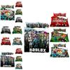 Мультяшный Постельный Комплект с Цифровой Печатью Roblox Minecraft Высококачественный Мультяшный Стиль Белый Цвет