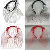 1920s Fascinator Mesh Hairhoop Vintage Face Veil Headband for Sophisticated Occasion and Evening Dress Headpieces