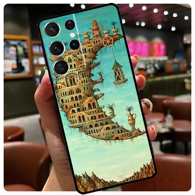 Чехол для телефона с рисунком Сальвадора Дали для Samsung Galaxy S23 Ultra S21 S22 S24 S25 Ultra S9 S10 Plus S24 S25 FE
