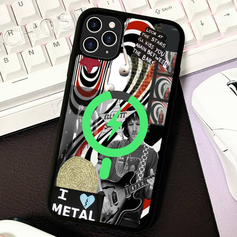 Эллиотт Смит Figure 8 Для Магнитного Матового Чехла Телефона Для IPhone 16 17 15 14 13 12 11 Для Чехла с Беспроводной Зарядкой