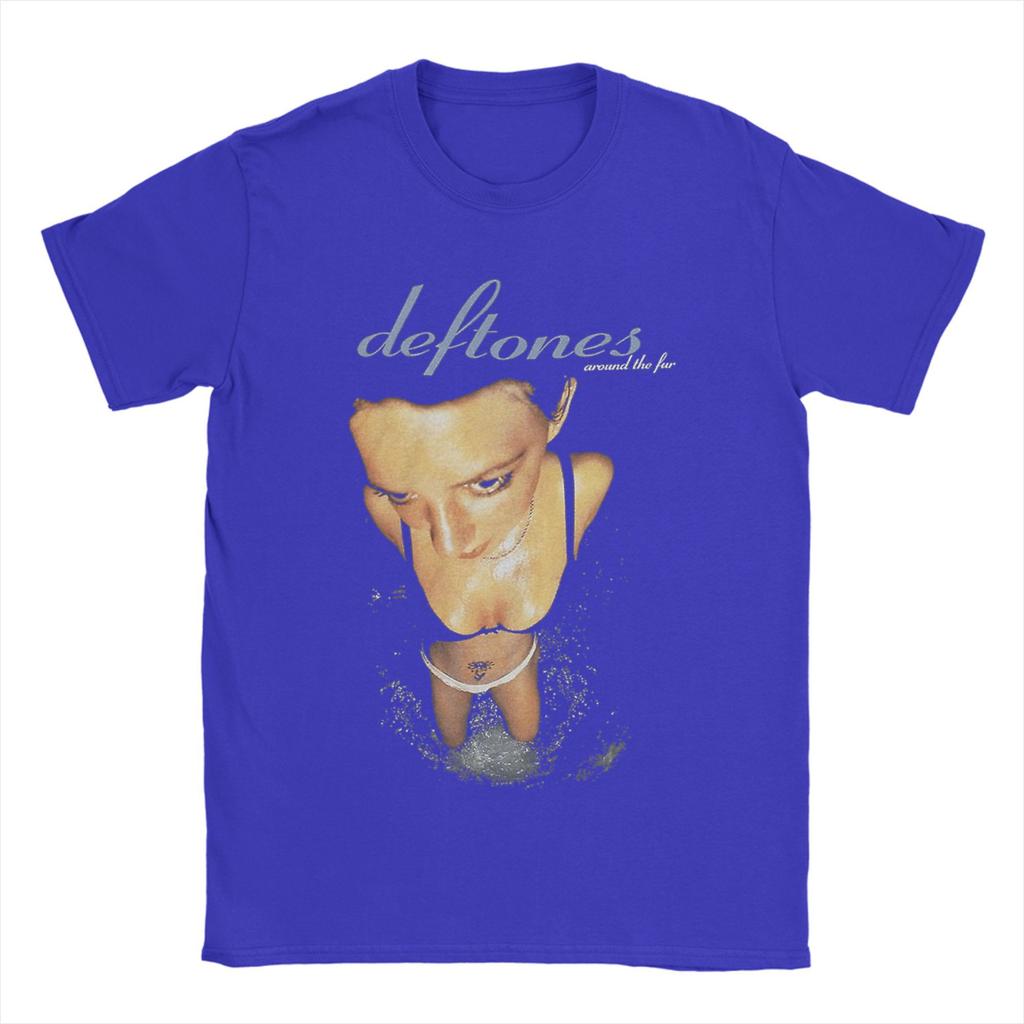 Мужские футболки Deftones We Are Familia Винтажная футболка из 100% хлопка с коротким рукавом Футболки с круглым вырезом Одежда 4XL 5XL 6XL