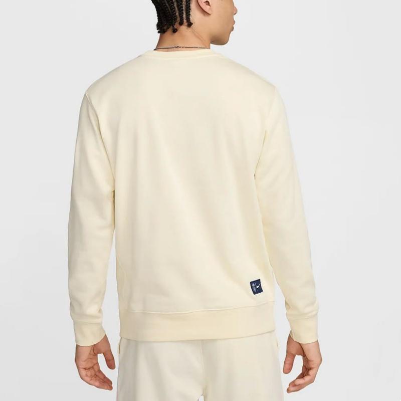 Nike Paris Saint GermainClub Sweatshirt Men's Coconut Milk/Midnight Marine Blue FZ8545-113