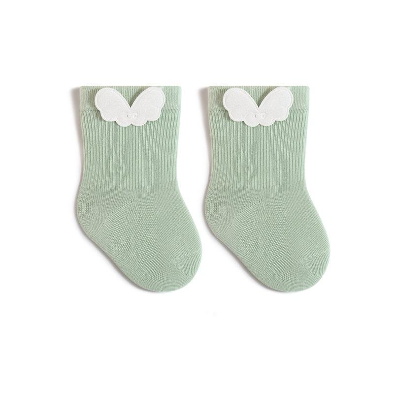 Newborn Cotton Baby Socks For Girls Boys Cute Wing Infant Short Spring Socks For 0-5Years