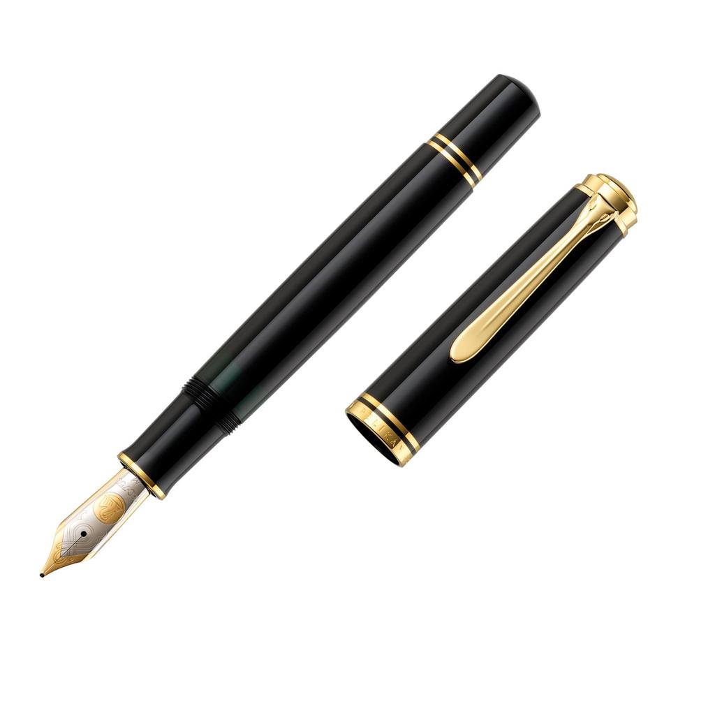 Pelikan Fountain Pen EF Extra Fine Point Black Souveraine M1000 Regular Imported Product