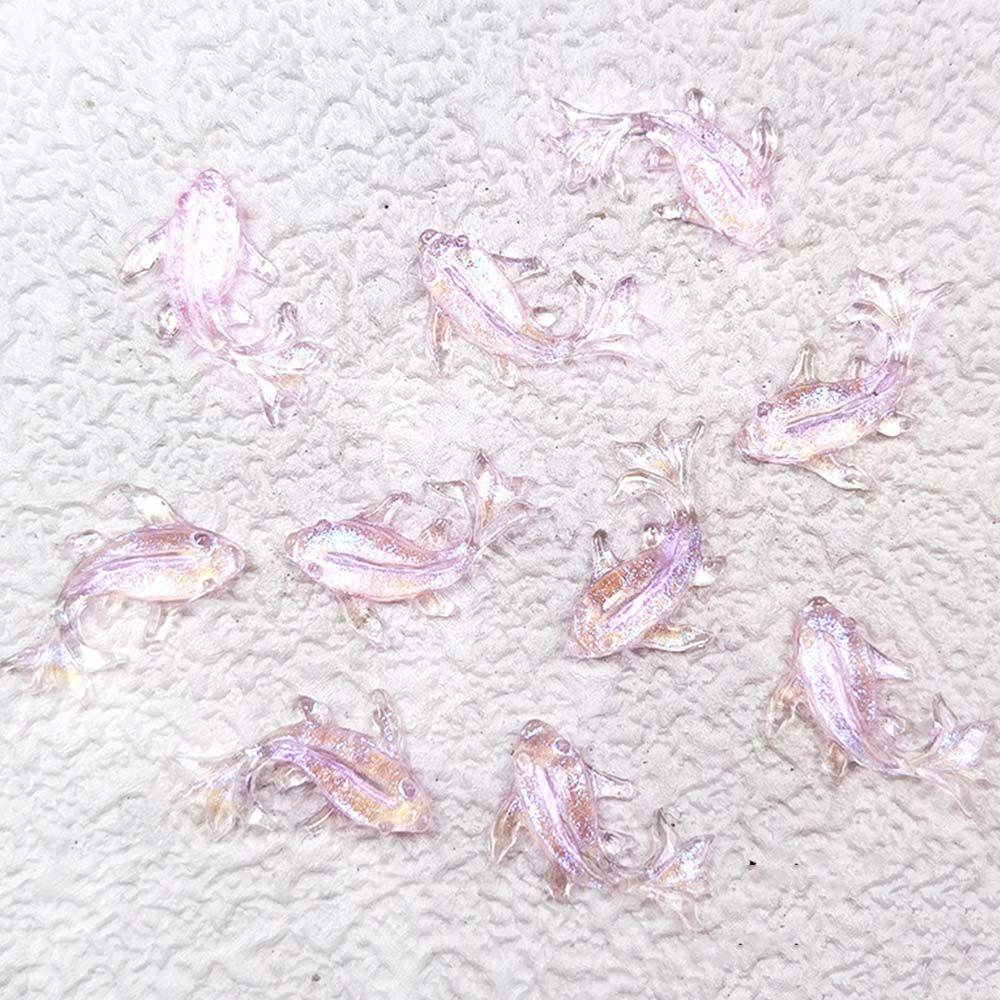 Manicure Fish Nail Rhinestones Goldfish Nail Charms Nail Art Decoration Crystal Nail Jewelry